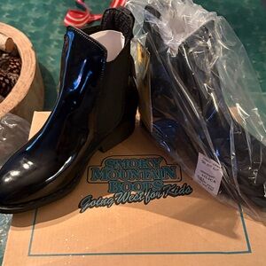 Smoky Mountain Kids Black Boots